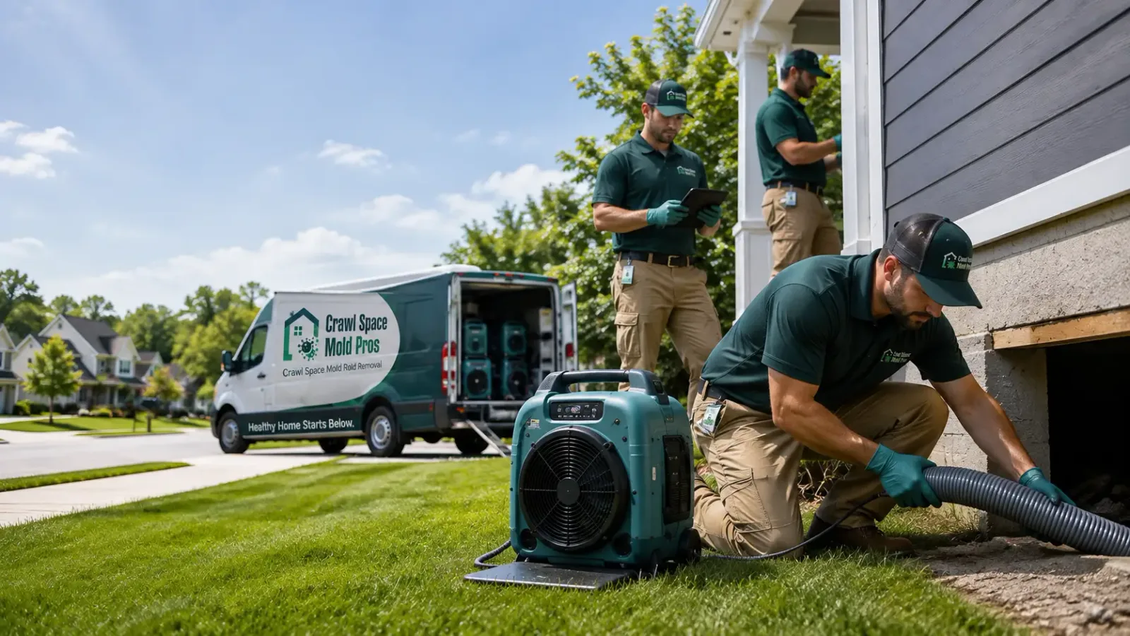 Crawl Space Mold Removal in Bakerstown, PA
